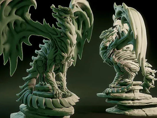 3D Printed Nafarrate Byakhee Lovecraftian Bestiary 28 32 mm D&D - 3D Printing Boss 
