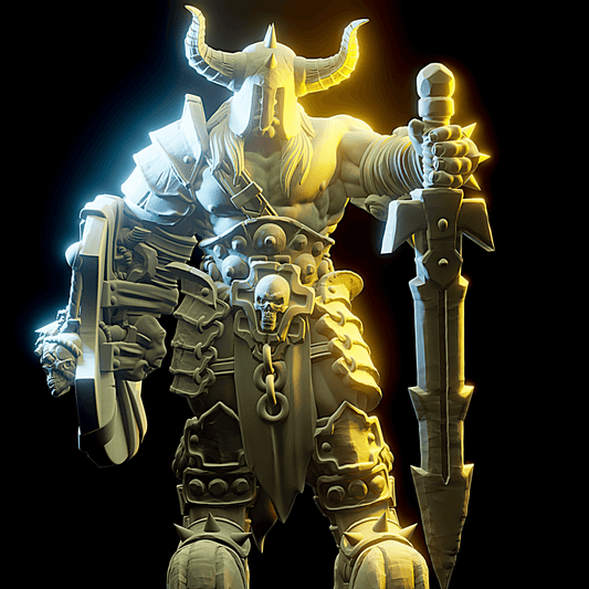 3D Printed Nafarrate - Chaos Vikings Chaos Viking 1 - 28 32 mm D&D - 3D Printing Boss 
