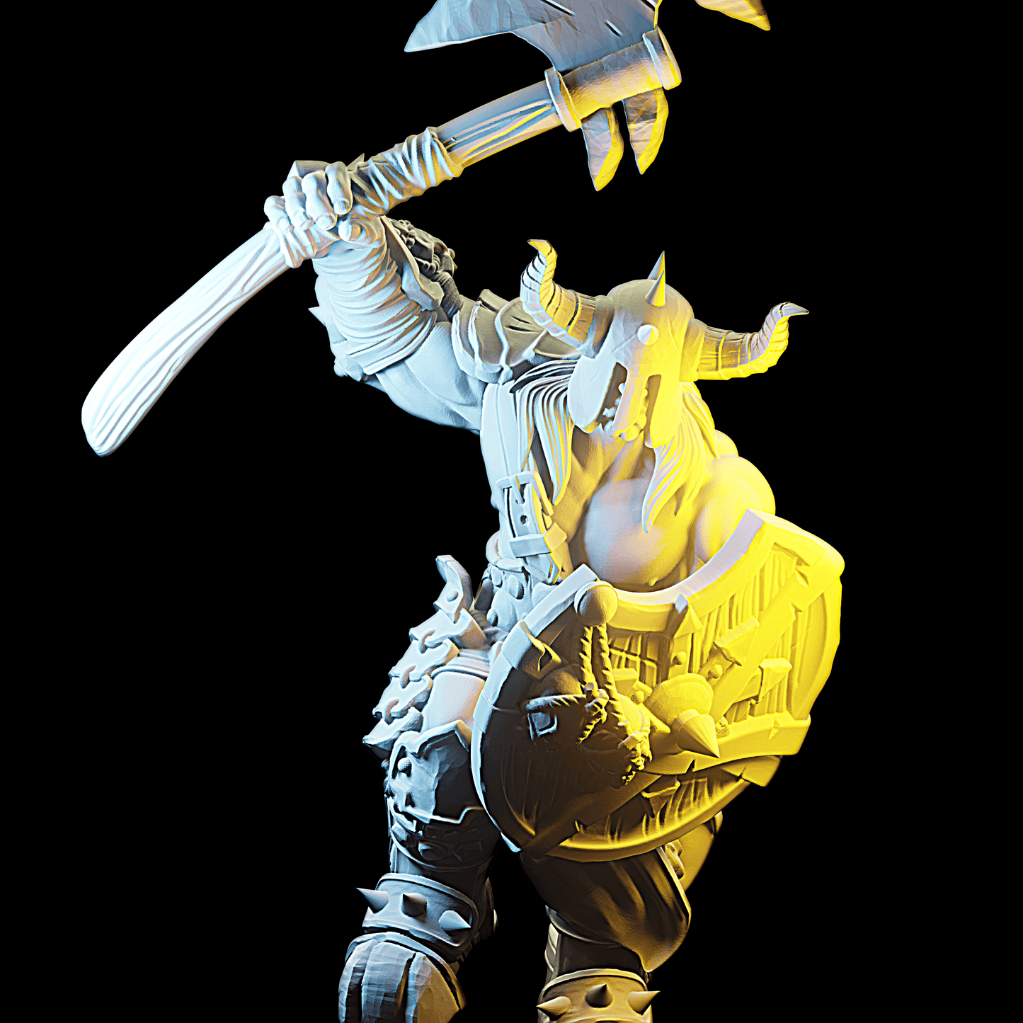3D Printed Nafarrate - Chaos Vikings Chaos Viking 3 - 28 32 mm D&D - 3D Printing Boss 