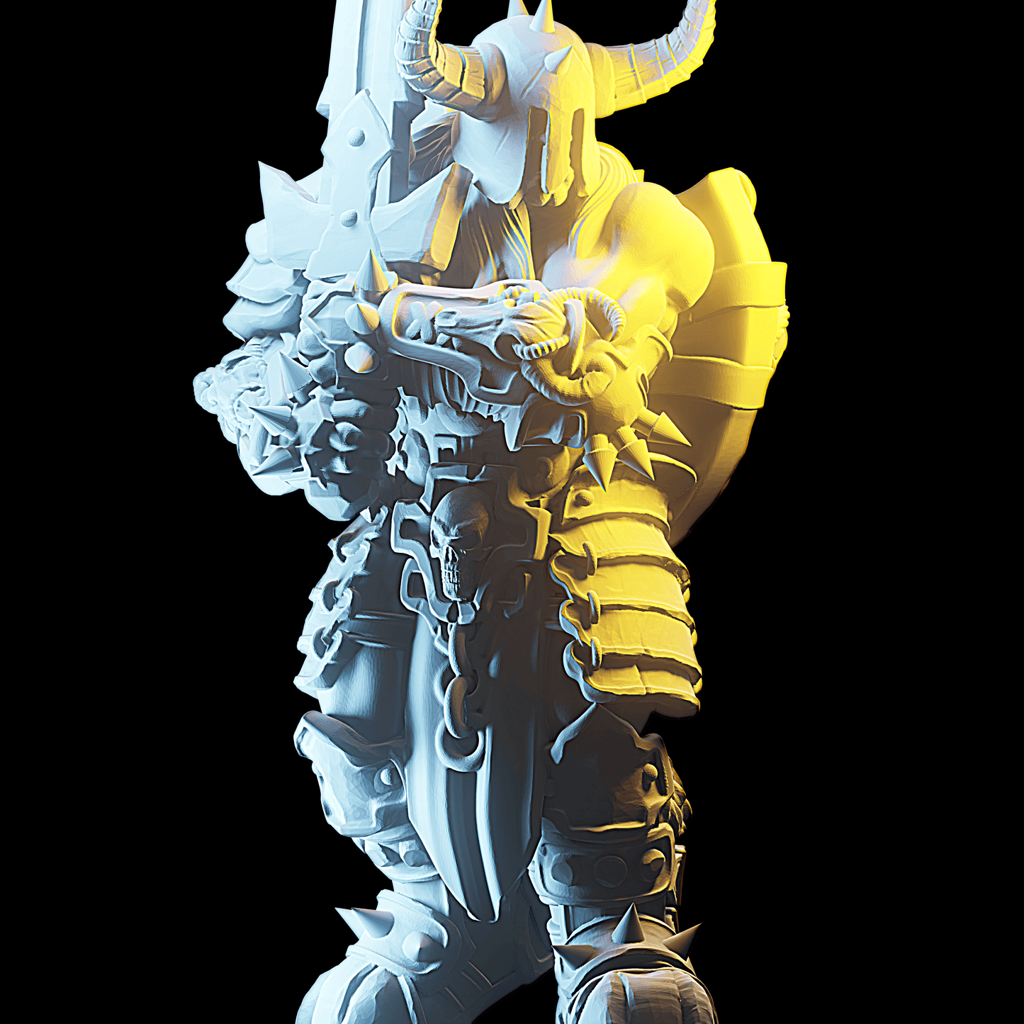 3D Printed Nafarrate - Chaos Vikings Chaos Viking 4 - 28 32 mm D&D - 3D Printing Boss 