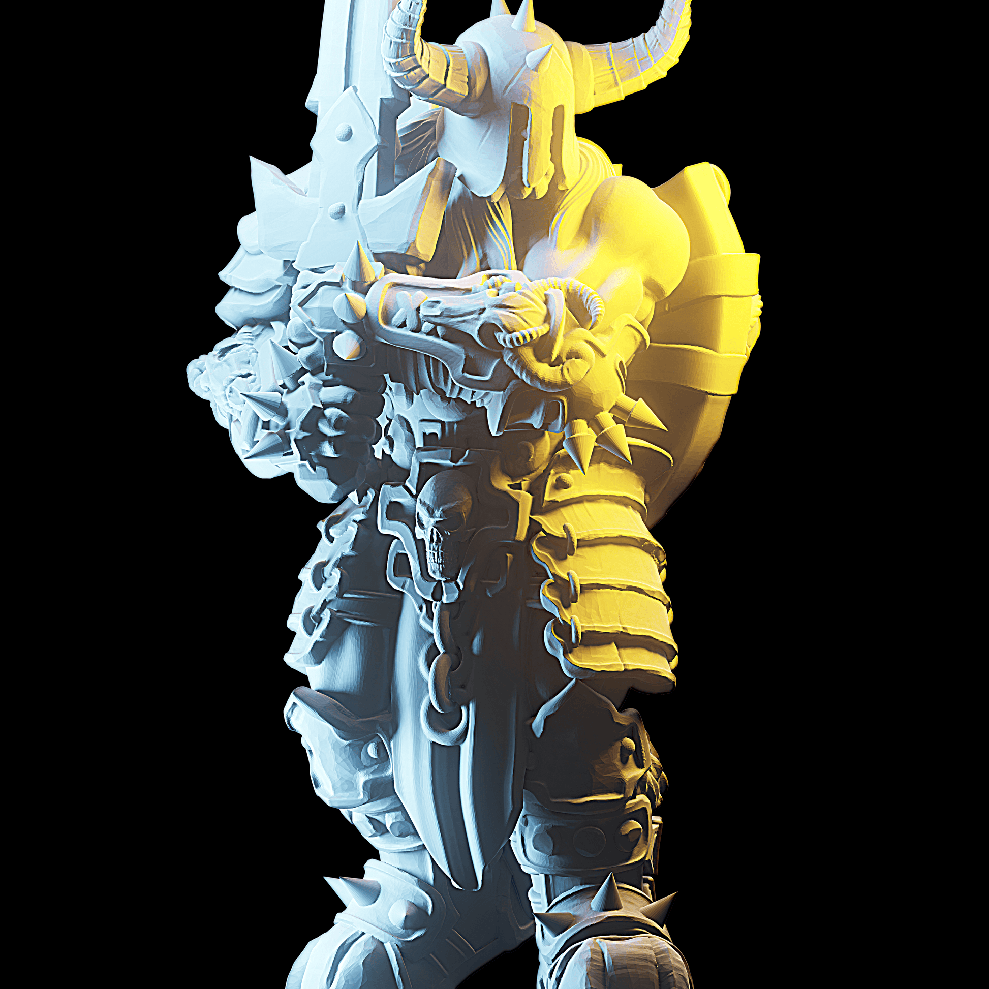 3D Printed Nafarrate - Chaos Vikings Chaos Viking 4 - 28 32 mm D&D - 3D Printing Boss 