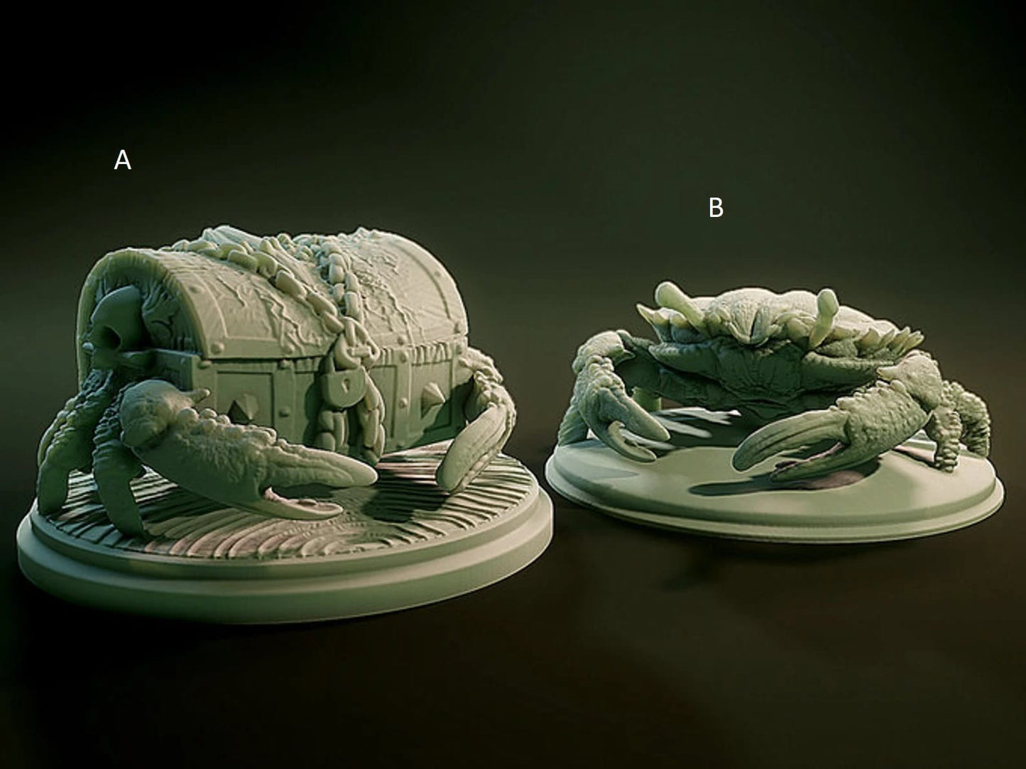 3D Printed Nafarrate Crabs Lovecraftian Bestiary 28 32 mm D&D - 3D Printing Boss 