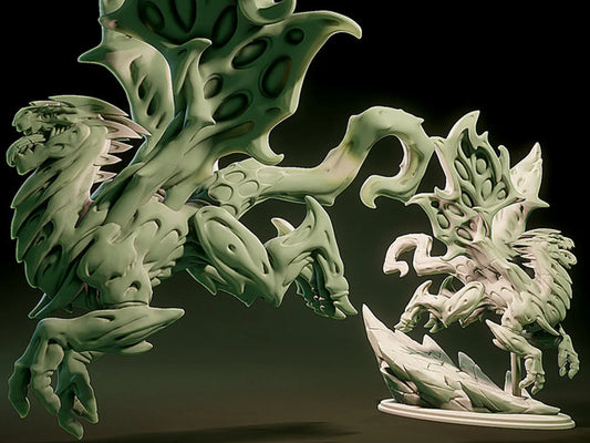 3D Printed Nafarrate Faerie Dragon Lovecraftian Bestiary 28 32 mm D&D - 3D Printing Boss 
