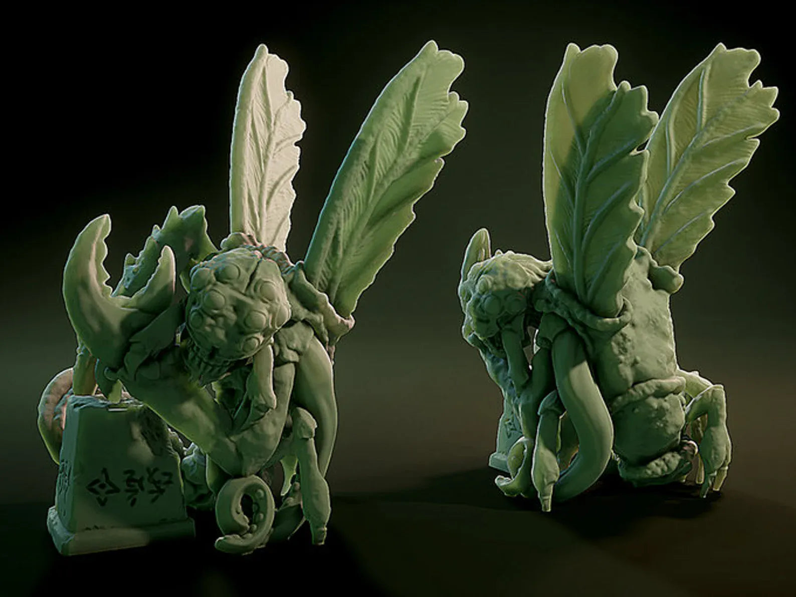 3D Printed Nafarrate Fungi From Yuggoth Lovecraftian Bestiary 28 32 mm D&D - 3D Printing Boss 