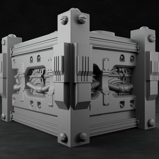 3D Printed Nafarrate Generator Space Orcs 28mm 32mm D&D - 3D Printing Boss 