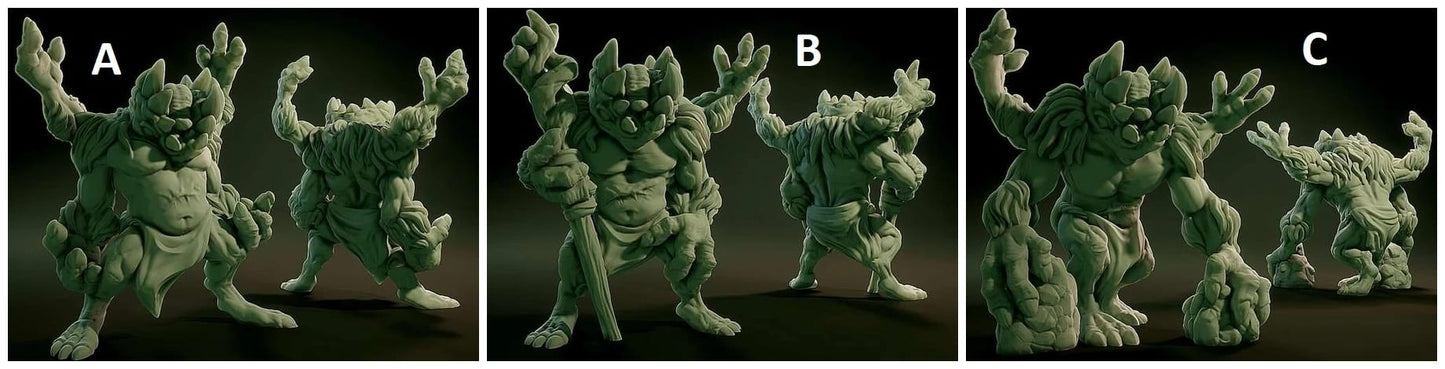 3D Printed Nafarrate Gug Lovecraftian Bestiary 28 32 mm D&D - 3D Printing Boss 