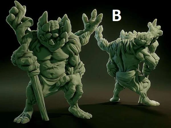 3D Printed Nafarrate Gug Lovecraftian Bestiary 28 32 mm D&D - 3D Printing Boss 