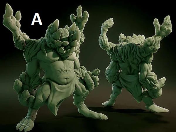 3D Printed Nafarrate Gug Lovecraftian Bestiary 28 32 mm D&D - 3D Printing Boss 