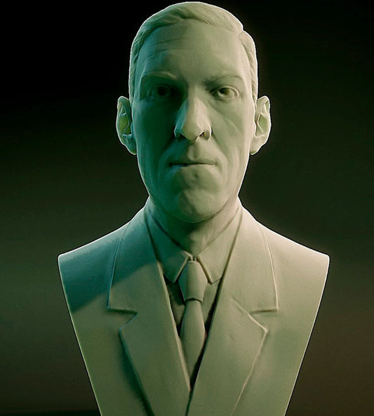 3D Printed Nafarrate HP Lovecraft Bust Lovecraftian Bestiary 28 32 mm D&D - 3D Printing Boss 