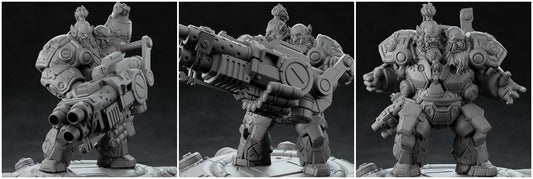 3D Printed Nafarrate Heavy Orc Set Space Orcs 28 32 mm D&D - 3D Printing Boss 