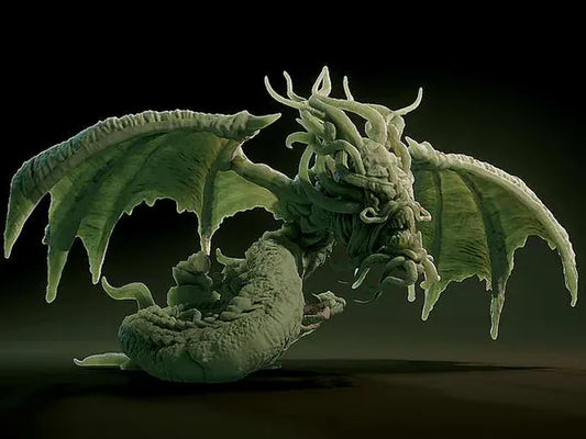 3D Printed Nafarrate Hunting Horror Lovecraftian Bestiary 28 32 mm D&D - 3D Printing Boss 