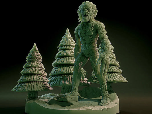 3D Printed Nafarrate Ithaqua Lovecraftian Bestiary 28 32 mm D&D - 3D Printing Boss 