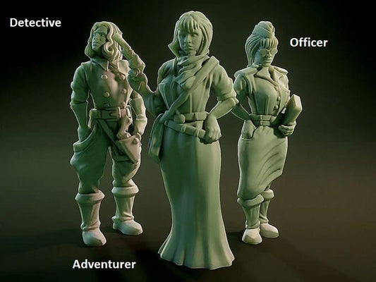 3D Printed Nafarrate NPCS Lovecraftian Bestiary 28 32 mm D&D - 3D Printing Boss 
