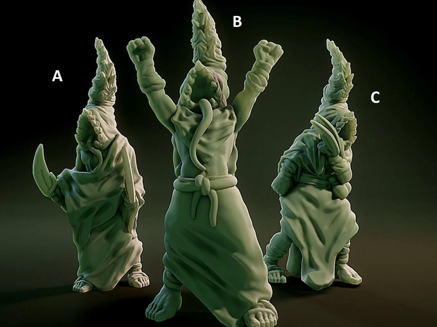 3D Printed Nafarrate NPCS Lovecraftian Bestiary 28 32 mm D&D - 3D Printing Boss 