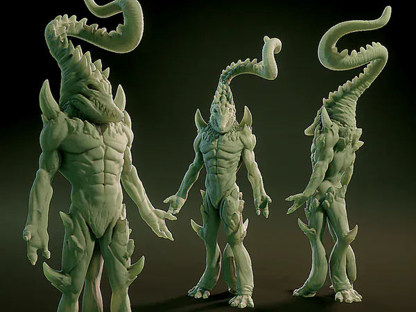 3D Printed Nafarrate Nyarlathotep Lovecraftian Bestiary 28 32 mm D&D - 3D Printing Boss 