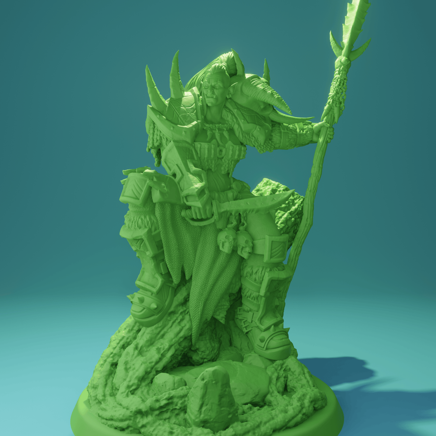 3D Printed Nafarrate Orc Set Orcs Army 28 32 mm D&D - 3D Printing Boss 