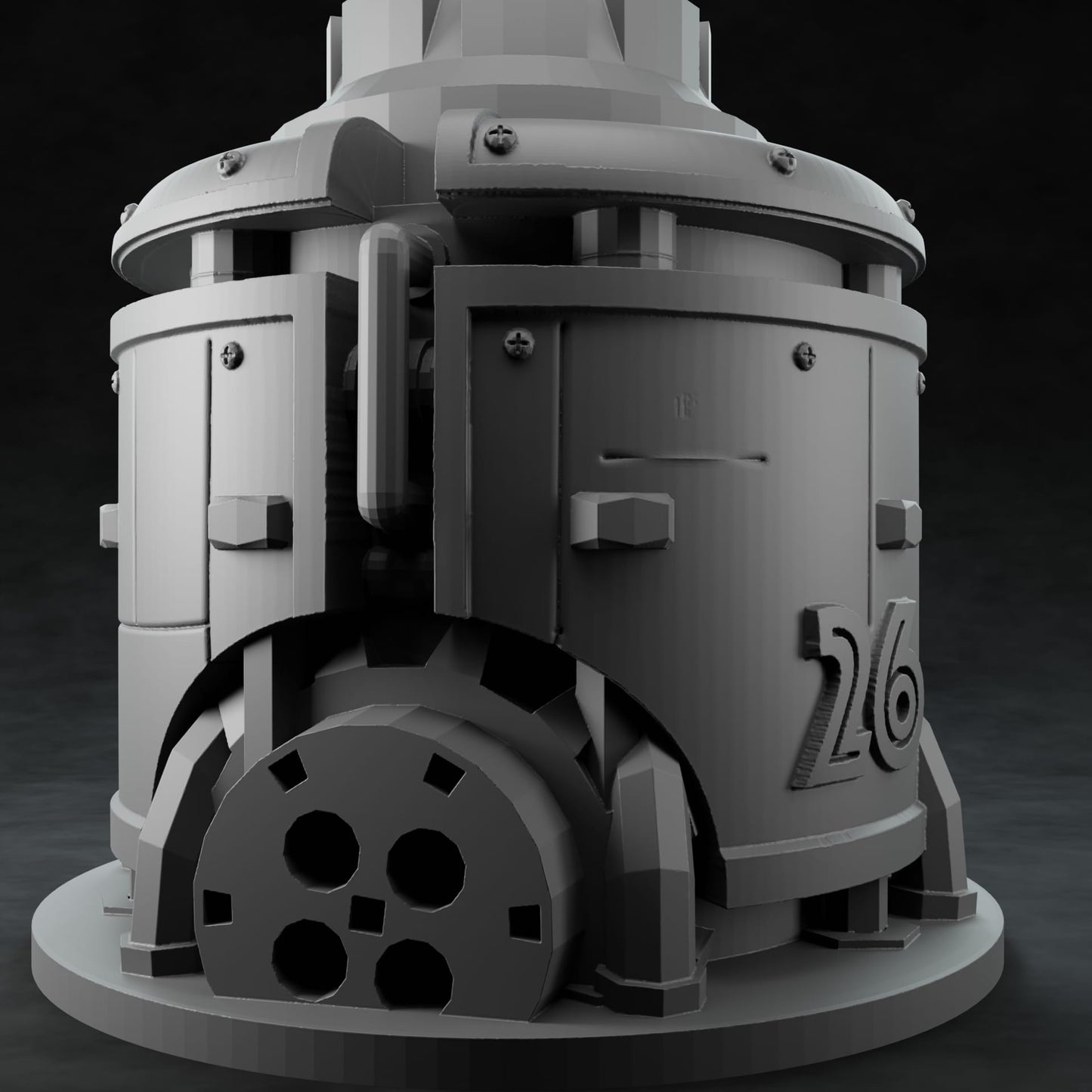 3D Printed Nafarrate Plasma Module Space Orcs 28 32 mm D&D - 3D Printing Boss 