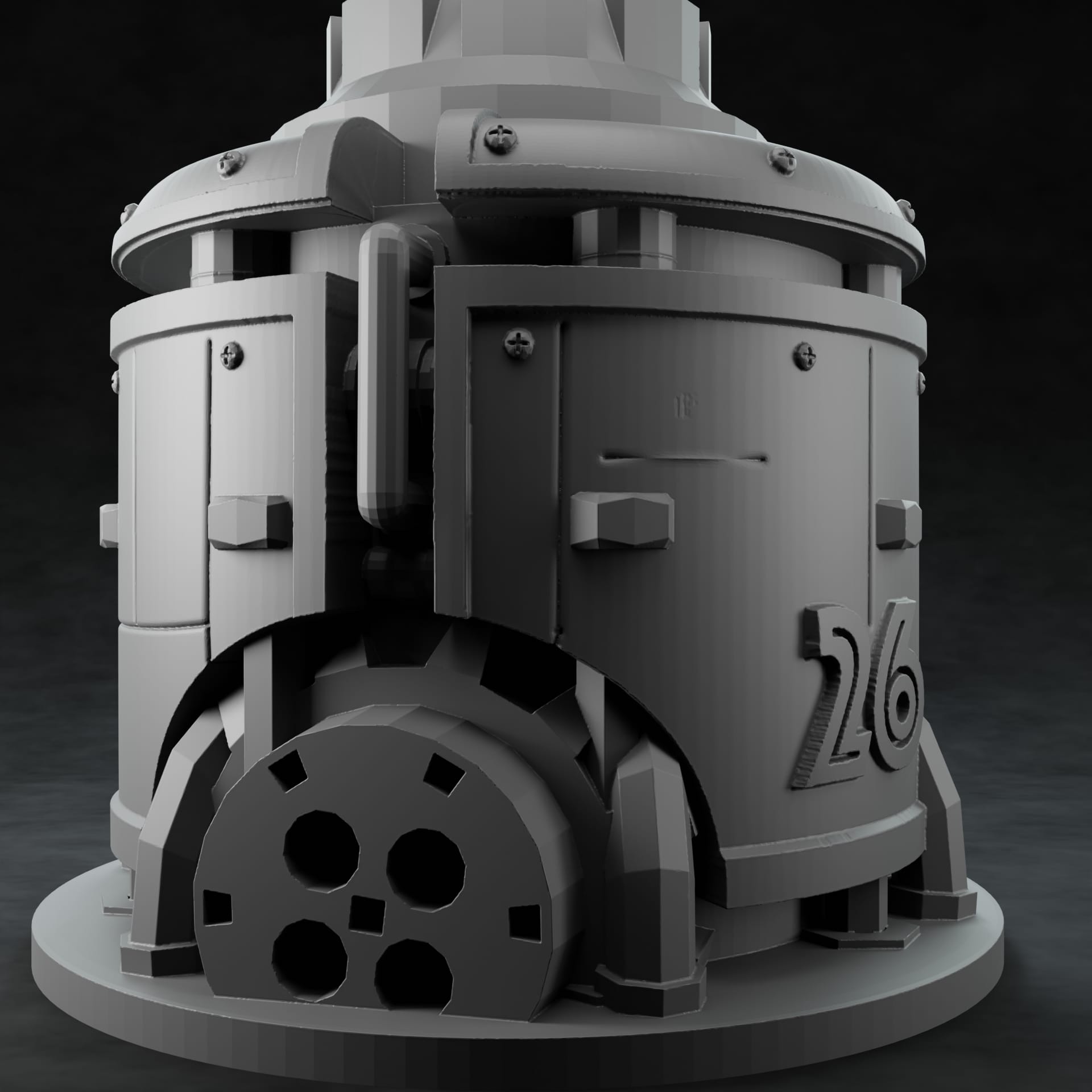 3D Printed Nafarrate Plasma Module Space Orcs 28 32 mm D&D - 3D Printing Boss 