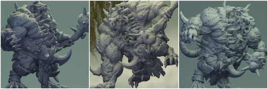 3D Printed Nafarrate Rats Army Demon Rat Set 28mm 32mm D&D - 3D Printing Boss 
