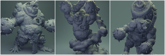 3D Printed Nafarrate Rats Army Rat Bomb Set 28mm 32mm D&D - 3D Printing Boss 