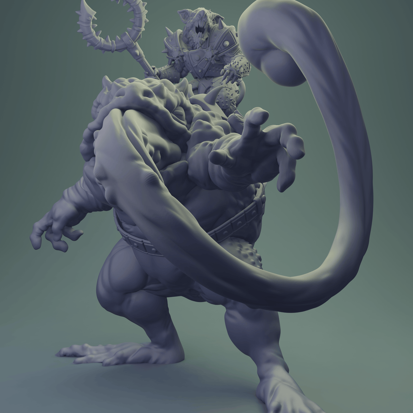 3D Printed Nafarrate Rats Army Rat Riding Frog Set 28mm 32mm D&D - 3D Printing Boss 