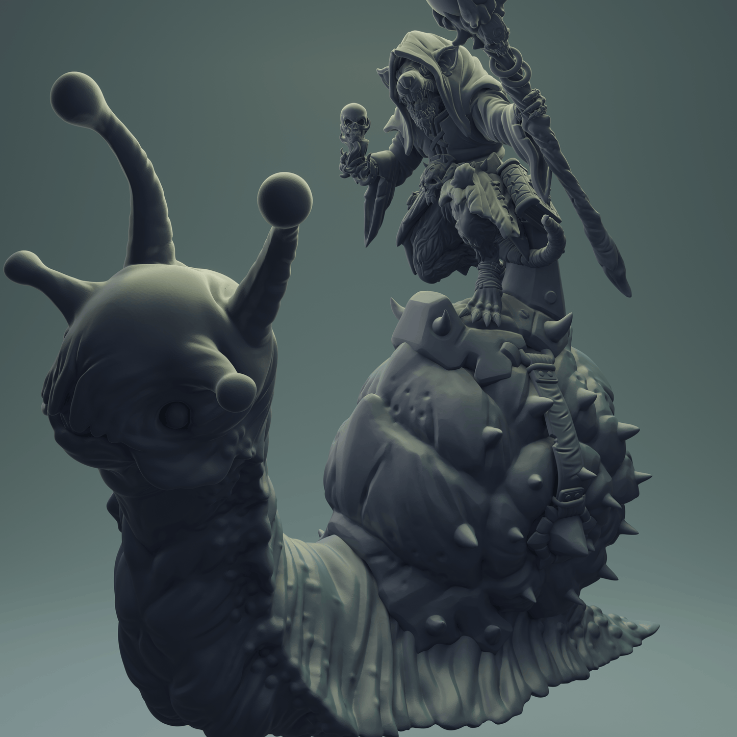3D Printed Nafarrate Rats Army Rat Riding Snail Set 28mm 32mm D&D - 3D Printing Boss 