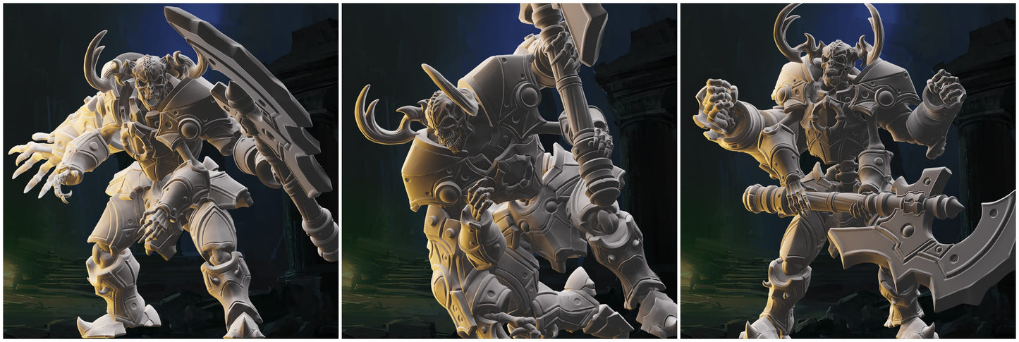 3D Printed Nafarrate Skeleton Guardian Skeletons Army 28mm 32mm D&D - 3D Printing Boss 