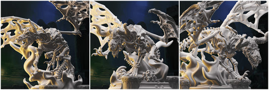 3D Printed Nafarrate Skeletons Army Bone Dragon Set 28mm 32mm D&D - 3D Printing Boss 