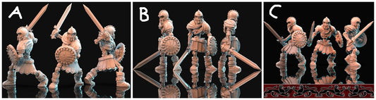 3D Printed Nafarrate Skeletons Bestiary Vol. 1 Bestiary Creatures Volume 1 28mm 32mm D&D - 3D Printing Boss 
