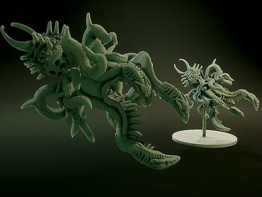 3D Printed Nafarrate Star Vampire Lovecraftian Bestiary 28 32 mm D&D - 3D Printing Boss 