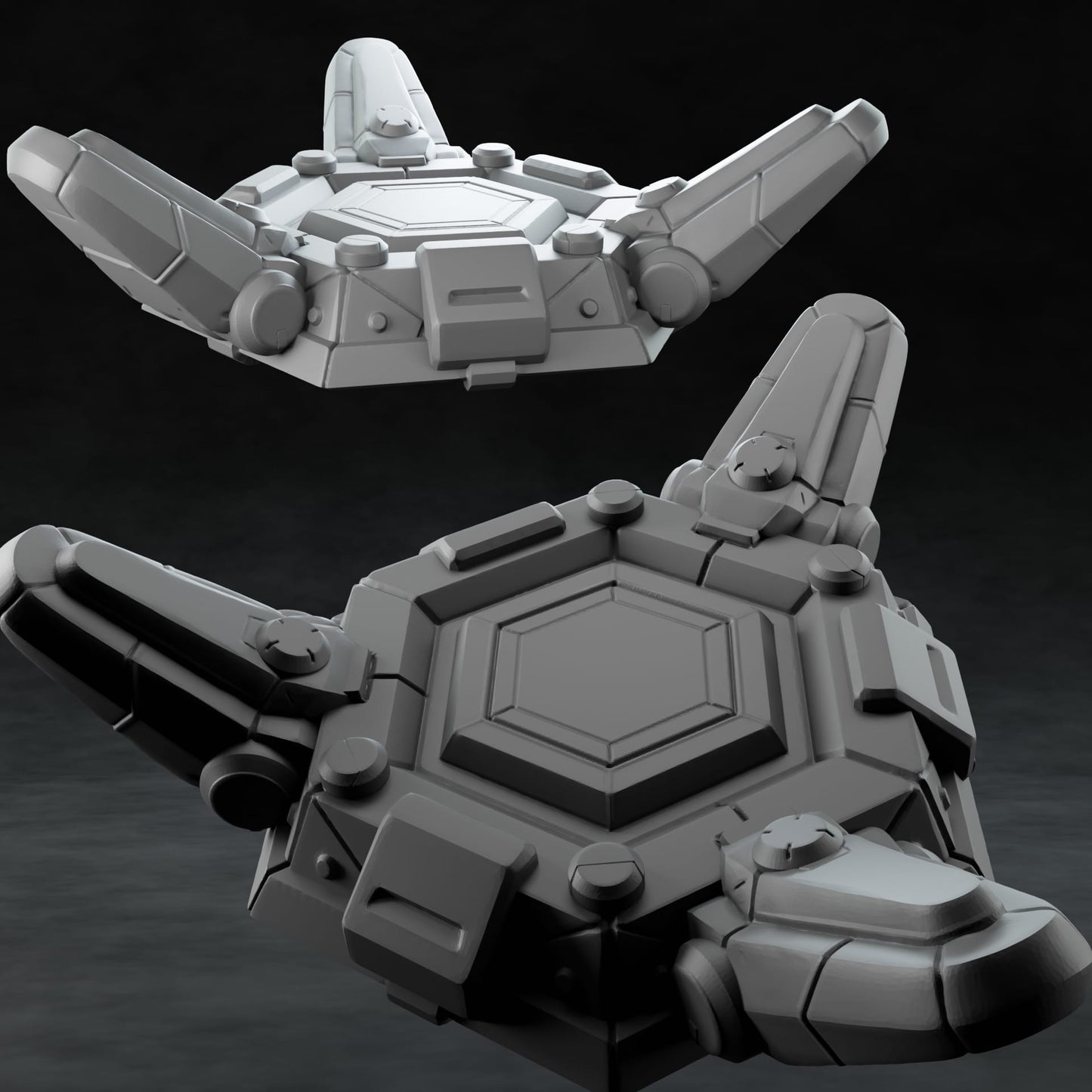 3D Printed Nafarrate Teleport Platform Space Orcs 28 32 mm D&D - 3D Printing Boss 