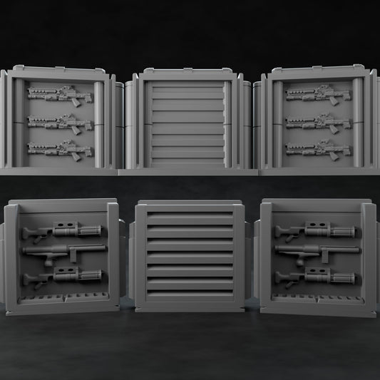 3D Printed Nafarrate Weapon Rack Set 1 Space Orcs 28 32 mm D&D - 3D Printing Boss 