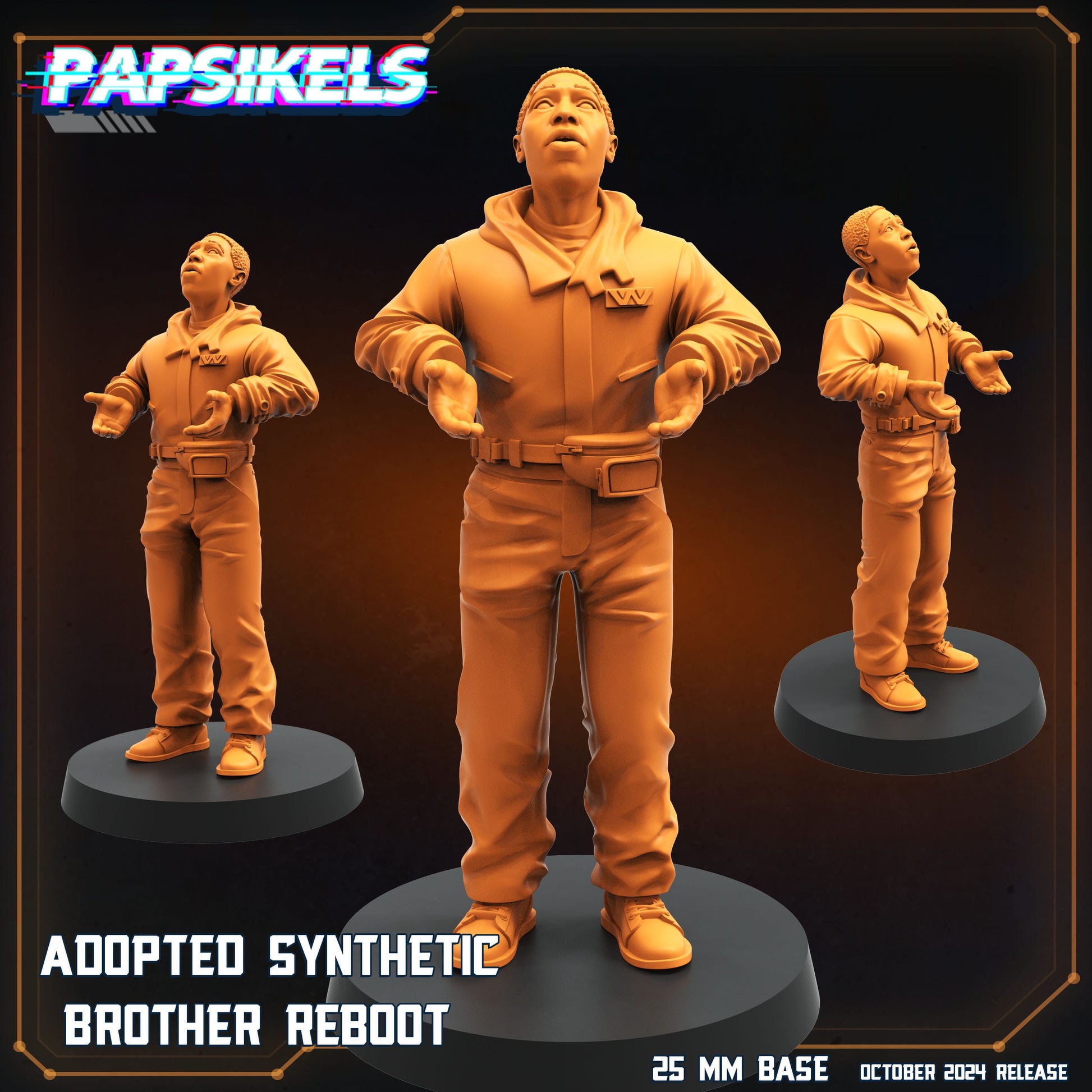3D Printed Papsikels Adopted Synthetic Brother Reboot October 2024 SciFi 28mm 32mm - 3D Printing Boss 