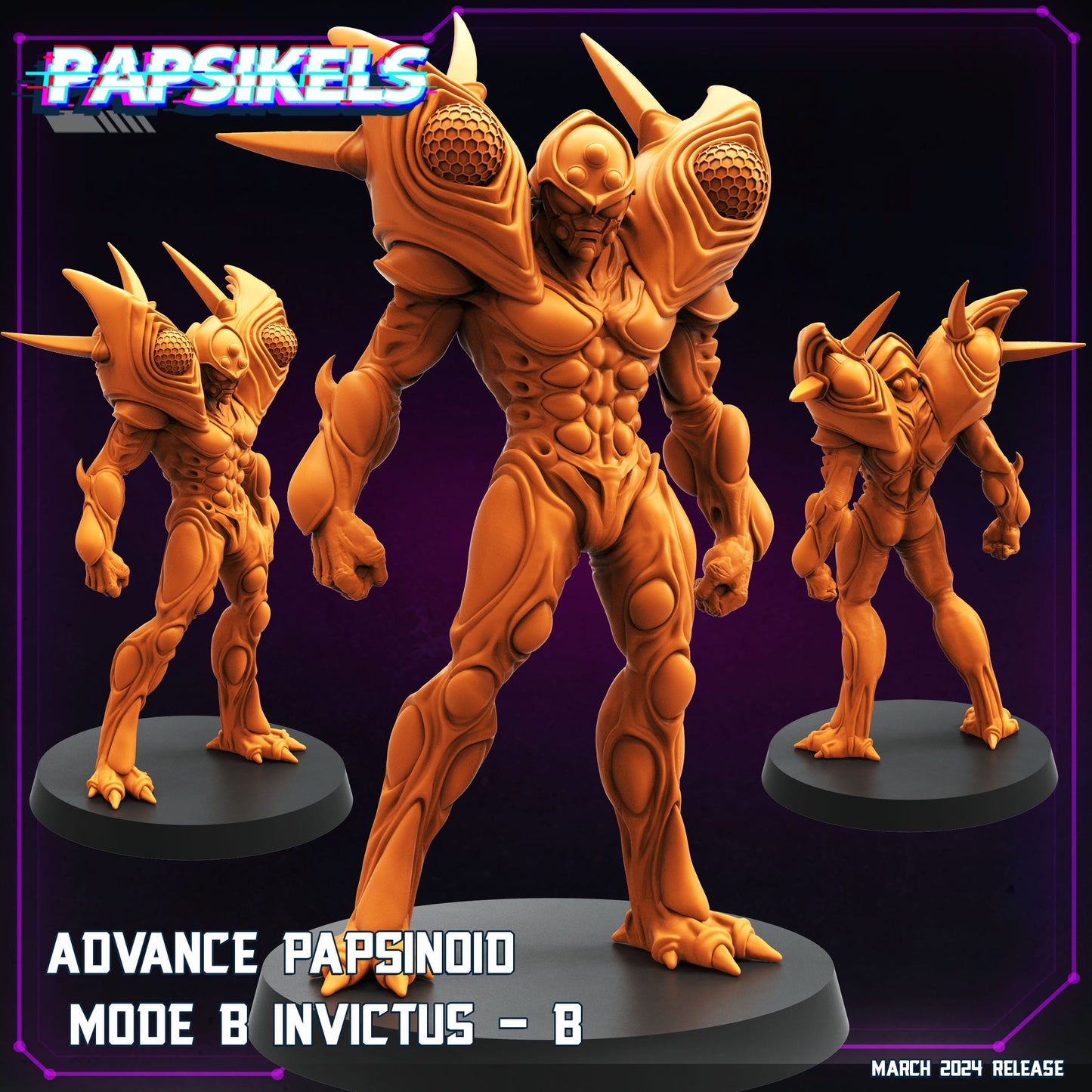 3D Printed Papsikels Advance Papsinoid Mode B Invictus Set 28mm 32mm - 3D Printing Boss 