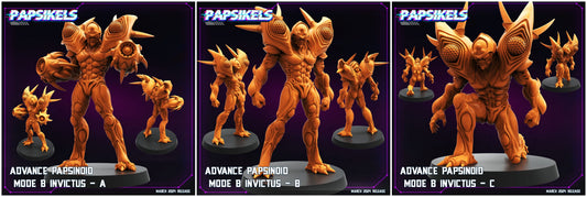 3D Printed Papsikels Advance Papsinoid Mode B Invictus Set 28mm 32mm - 3D Printing Boss 