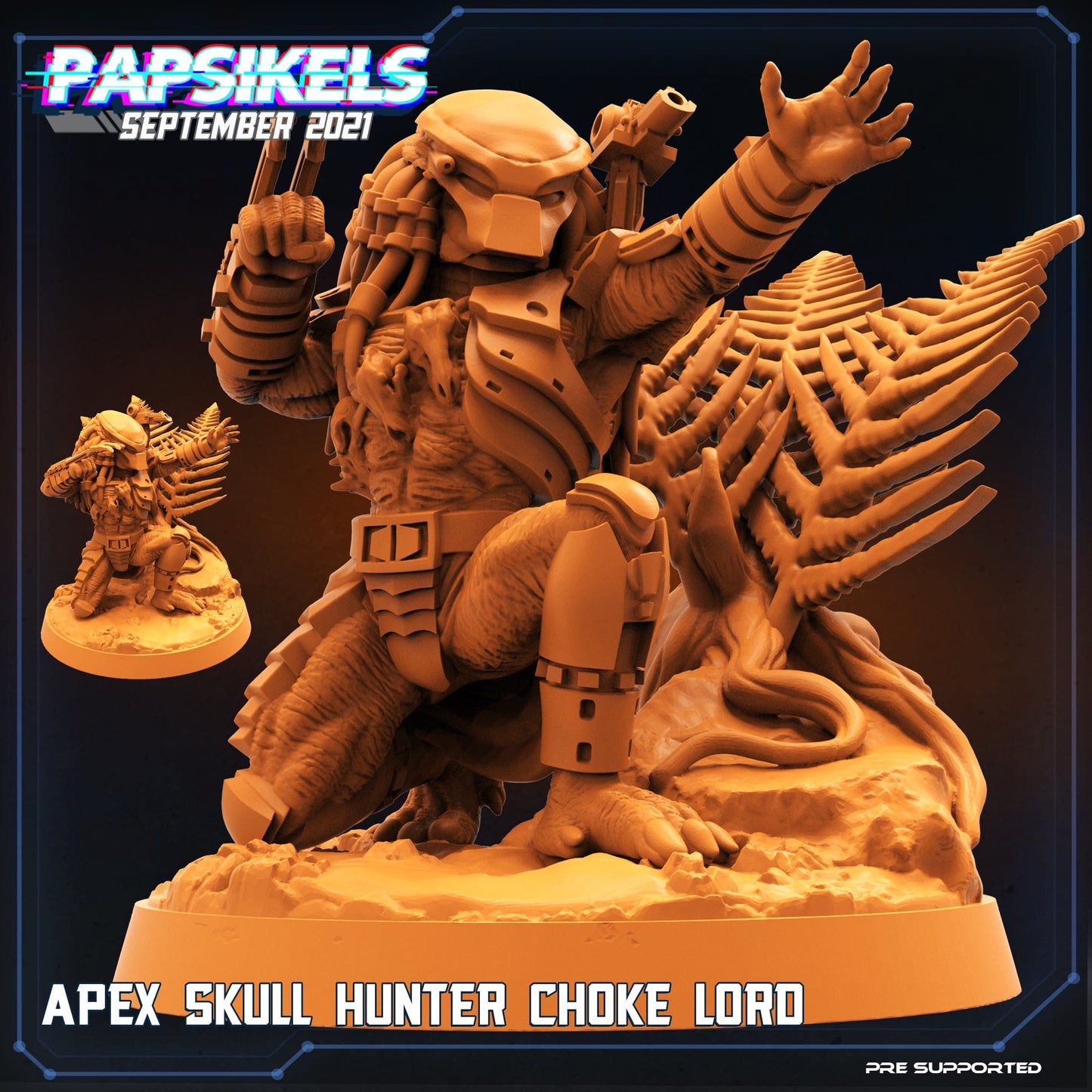 3D Printed Papsikels Apex Skull Hunter Choke Lord Set Skull Hunters 2 The Exterminators 28mm 32mm - 3D Printing Boss 