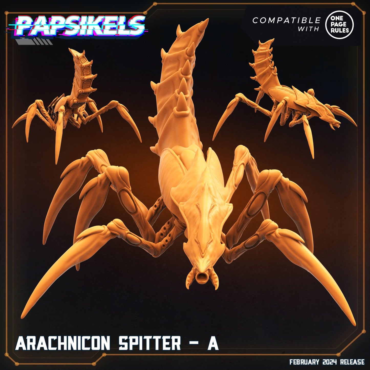 3D Printed Papsikels Arachnicon Spitter Set 28mm 32mm - 3D Printing Boss 