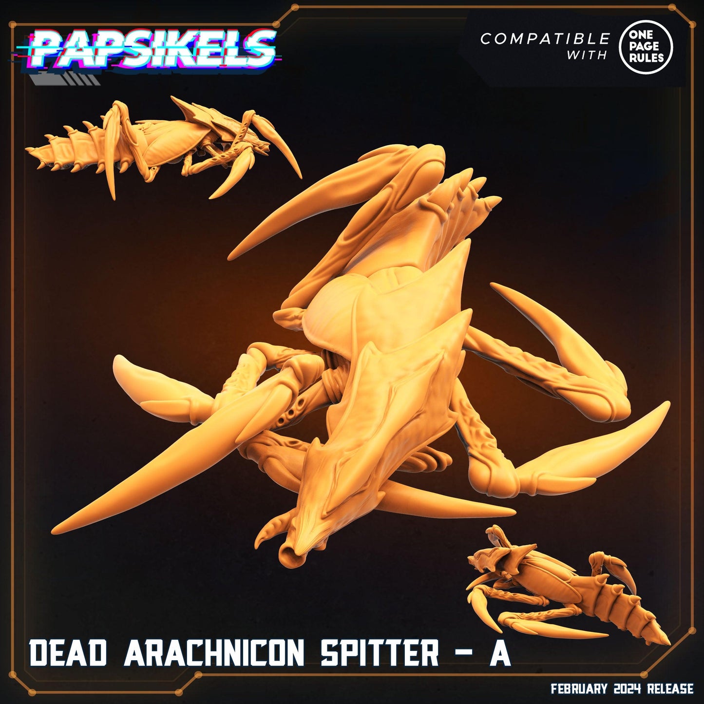 3D Printed Papsikels Arachnicon Spitter Set 28mm 32mm - 3D Printing Boss 