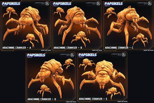3D Printed Papsikels Arachning Crawlers Set Dropship Troopers 28mm 32mm - 3D Printing Boss 