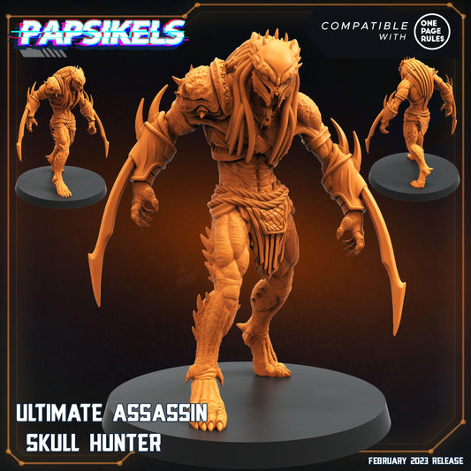 3D Printed Papsikels Assassin Skull Hunters Set 28mm 32mm - 3D Printing Boss 
