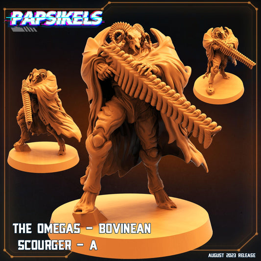3D Printed Papsikels August 2023 - Xenowars Genesis The Omegas Bovinean Scourger A 28mm 32mm - 3D Printing Boss 