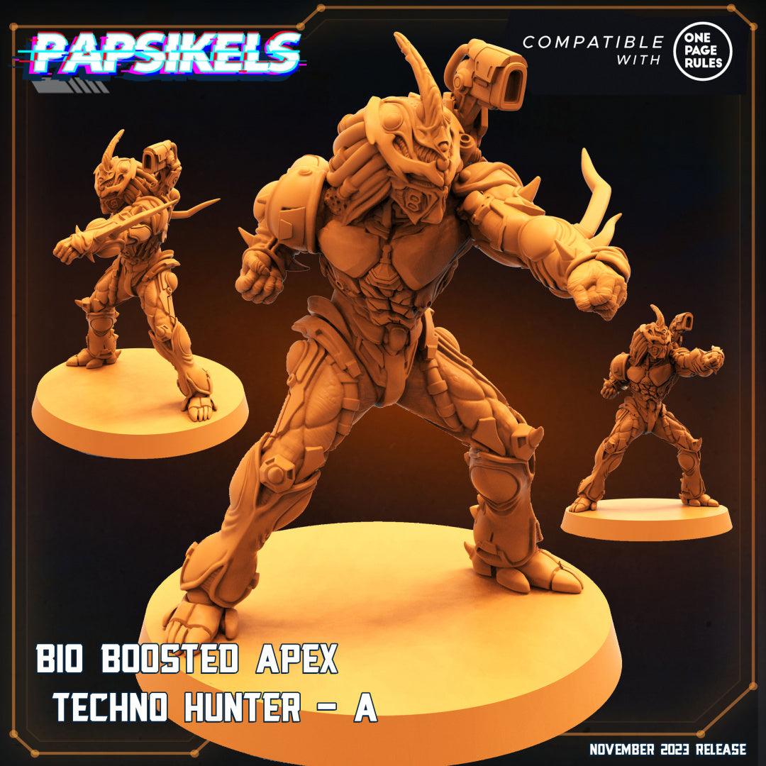 3D Printed Papsikels Bio Boosted Apex Techno Hunters Set Skull Hunters Army Bundle 2 28mm 32mm - 3D Printing Boss 