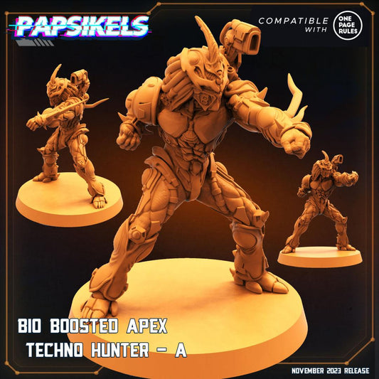 3D Printed Papsikels Bio Boosted Apex Techno Hunters Set Skull Hunters Army Bundle 2 28mm 32mm - 3D Printing Boss 