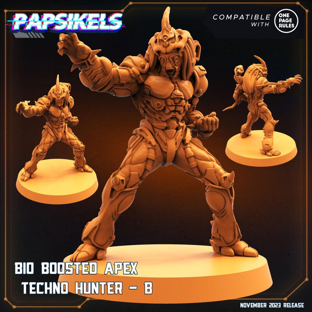 3D Printed Papsikels Bio Boosted Apex Techno Hunters Set Skull Hunters Army Bundle 2 28mm 32mm - 3D Printing Boss 