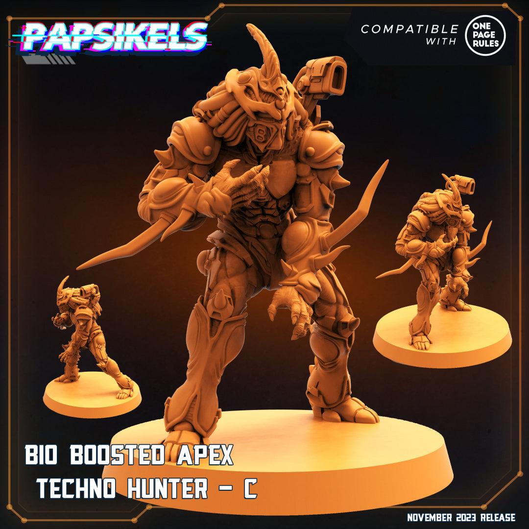 3D Printed Papsikels Bio Boosted Apex Techno Hunters Set Skull Hunters Army Bundle 2 28mm 32mm - 3D Printing Boss 