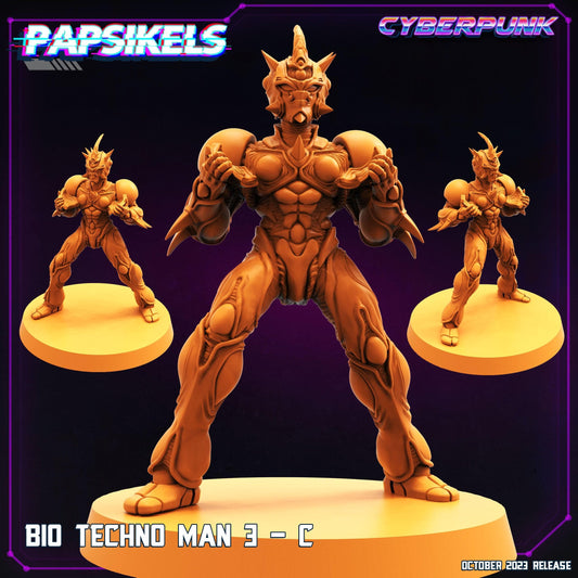 3D Printed Papsikels Bio Techno Man 3C Bio Techno Man Set 28mm 32mm - 3D Printing Boss 