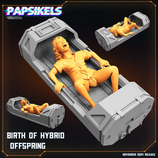 3D Printed Papsikels Birth Of Hybrid Offspring Nov 2024 Scifi 28mm 32mm - 3D Printing Boss 