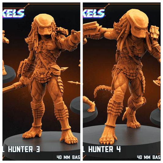 3D Printed Papsikels City Skull Hunter Set SEPTEMBER 2024 SCIFI 28mm 32mm - 3D Printing Boss 