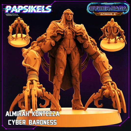 3D Printed Papsikels - Cyber Saga Episode 2 Almirah Kontezza Cyber Baroness - 28mm 32mm - 3D Printing Boss 