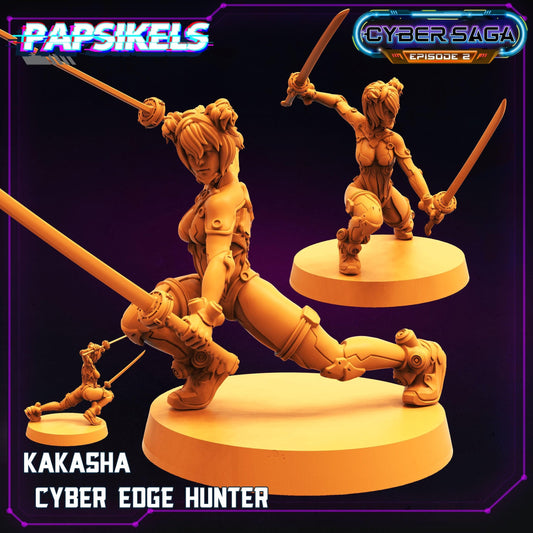 3D Printed Papsikels - Cyber Saga Episode 2 Kakasha Cyber Edge Hunter - 28mm 32mm - 3D Printing Boss 